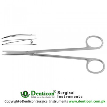 Metzenbaum-Fino Delicate Dissecting Scissor Curved - Sharp/sharp Slender Pettern Stainless Steel, 18 cm - 7"